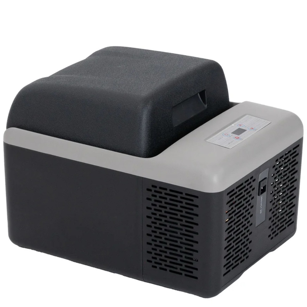 Portable Black and Gray Mini Fridge